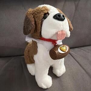 Elf on a Shelf Pets A St Bernard Tradition w/ Barrel Plush Dog 2015 7"